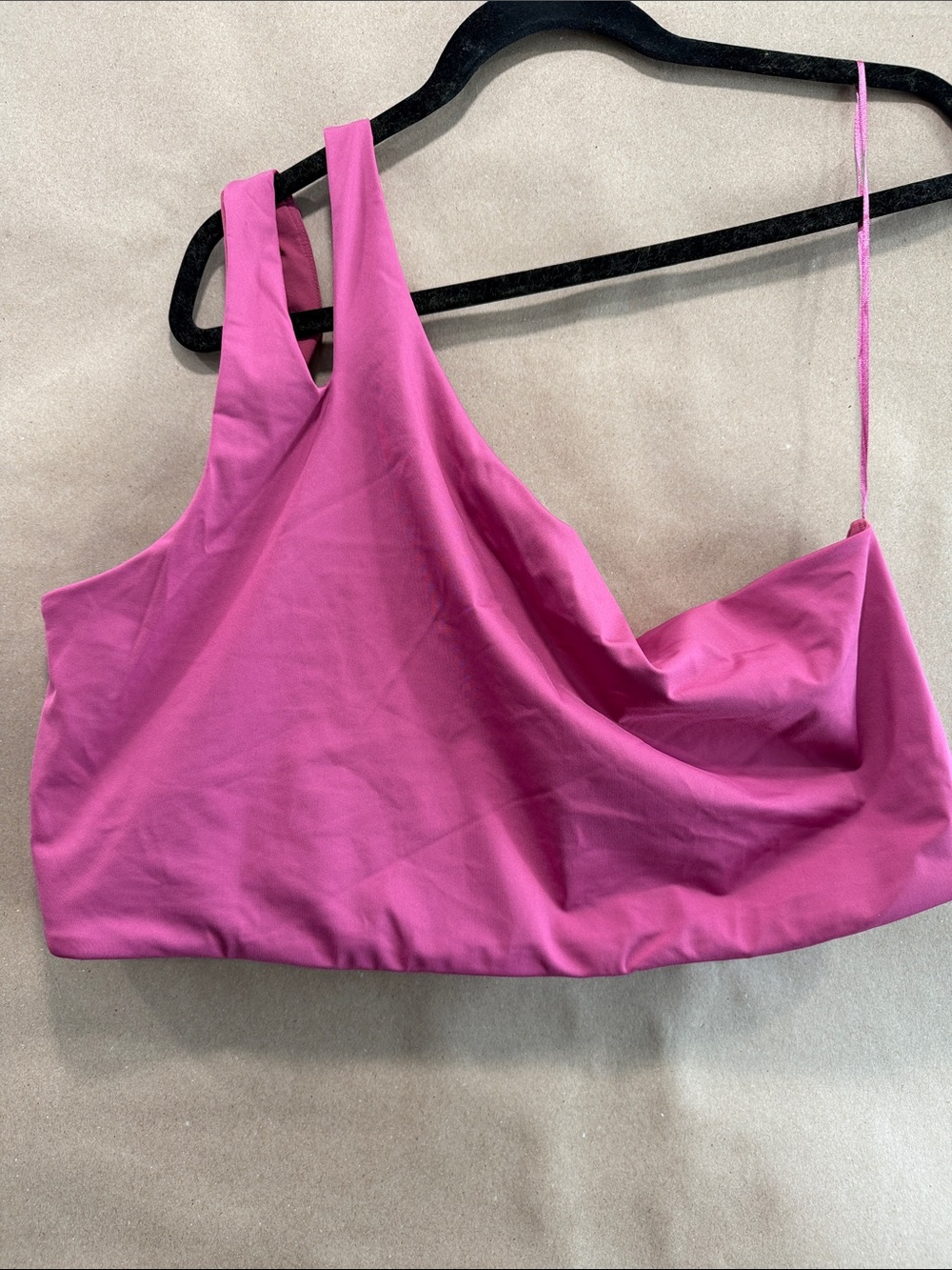 Fabletics Women's Pink Asymmetric Bralette